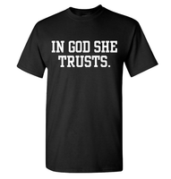 In God she trusts