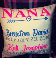 Custom Keepsake Pillow