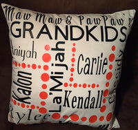 Custom Keepsake Pillow